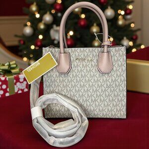 Michael Kors Mercer Medium Crossbody MK Logo Messenger Bag (NWT)